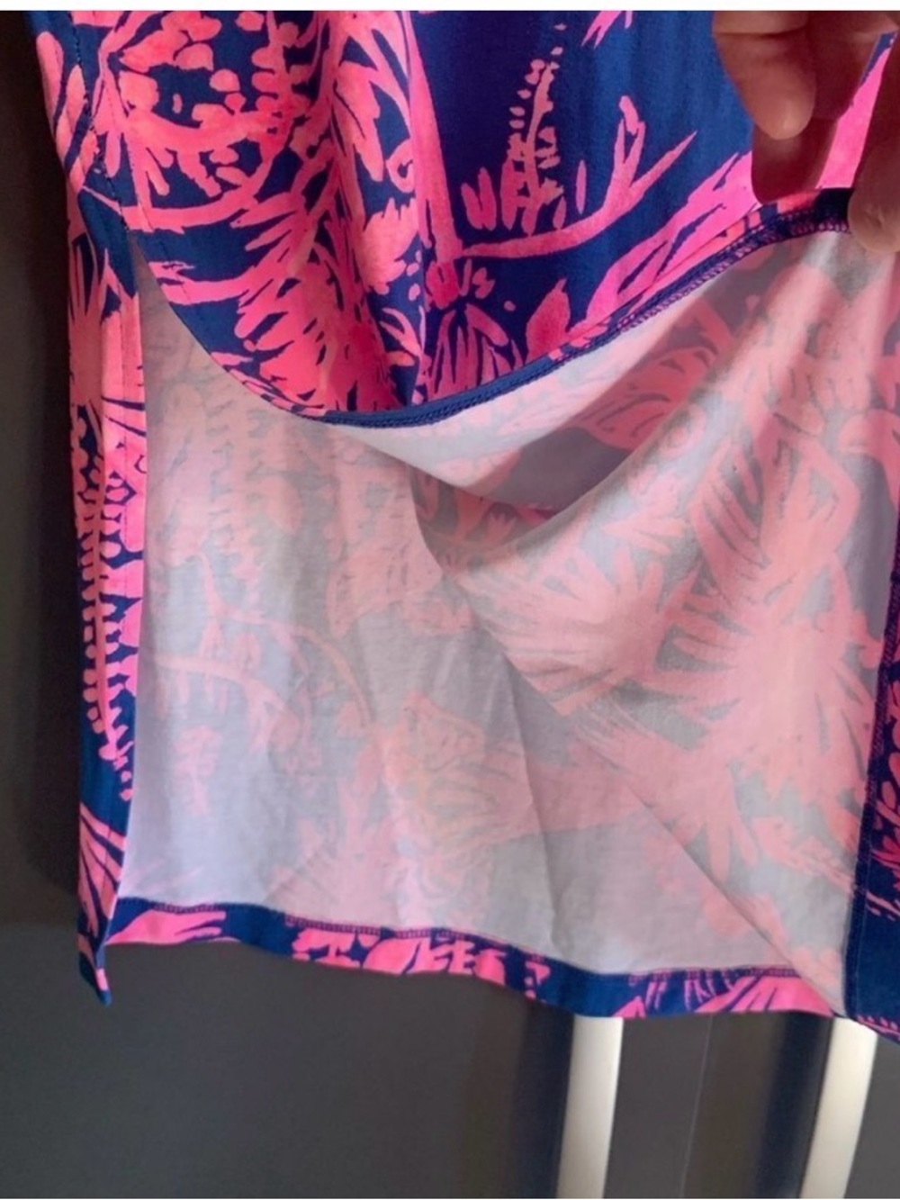 Lilly Pulitzer Kemi Midi Indigo Night Caw Skirt in Blue & Pink Size S - Picture 3 of 4